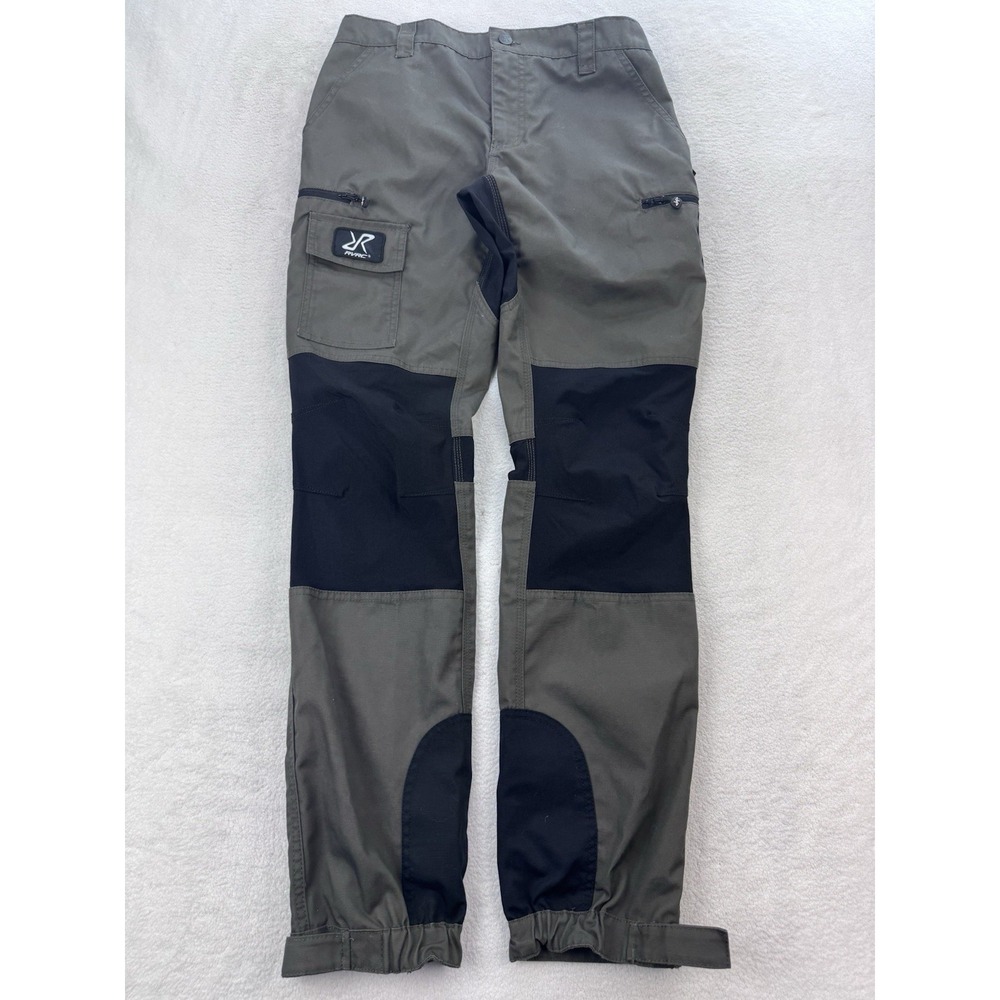 Revolution Race Pants Women 30x31 Gray Black Colorblock Norwand 10106